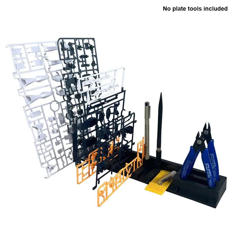 Pieces Shelve Tool Holder Placement Rack for Hobby Model Making Parts Model Board Frame Shelving Rack Model Assembling Hobby
