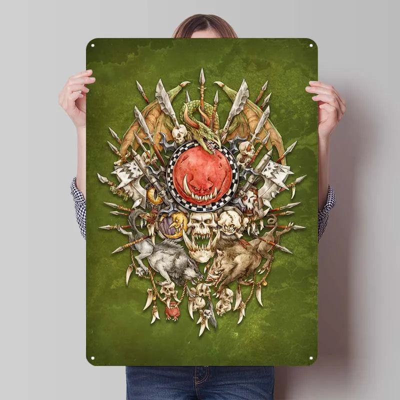 Warhammer Tin Display Posters