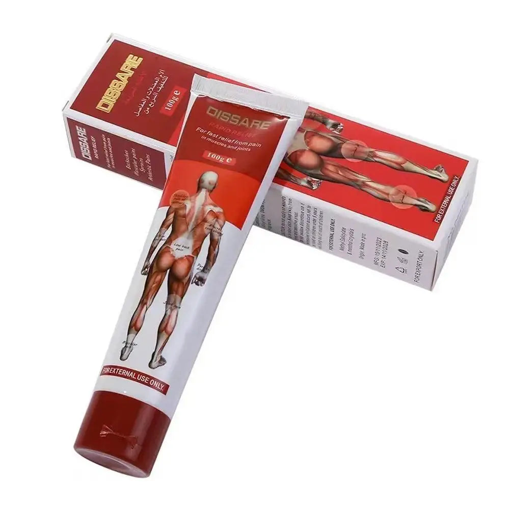 Massage cream is used to treat joint pain, neck and shoulder soreness, paralysis, weakness, and muscle strains