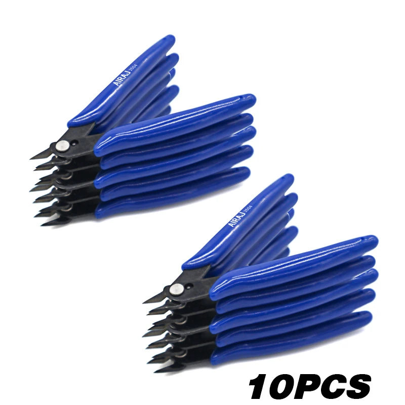 AIRAJ Flush Wire Cutters Side Cutters, Diagonal Side Cutting pliers, Wire Snips, Nippers, Small Wire Cutters for jewelry Making