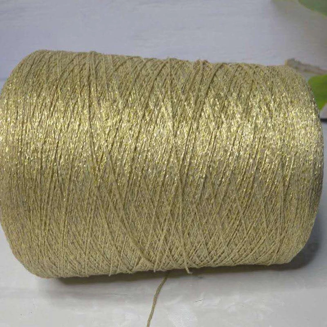 500g Fine Hollow Yarn Gold Silver Silk Bright Metallized Needle Thread Yarn DIY Handmade Accessories Colourful Crochet Wool Line