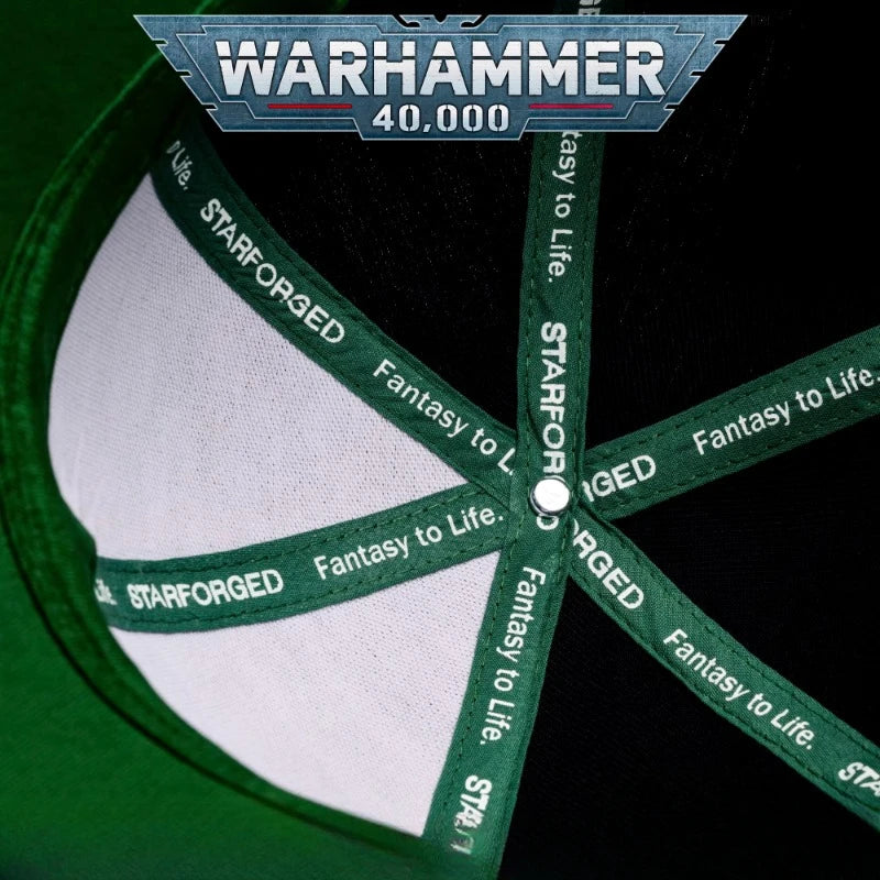 Warhammer 40000 Imperial Fists Blood Angel Ultramarines Anime Peripherals Creative Personality Cartoon Print Boys Versatile Cap