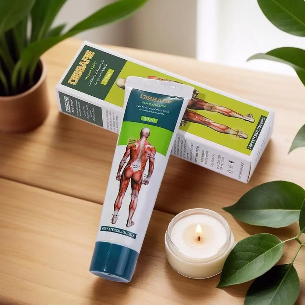 Massage cream is used to treat joint pain, neck and shoulder soreness, paralysis, weakness, and muscle strains