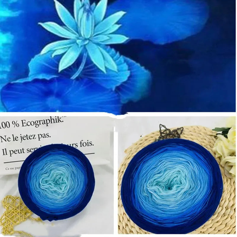 100% Merino Wool Pure Wool Yarn 250g Long Section Dyed Autumn Sweatershawl Diy Handmade Crochet Scarf Thread for Knitting