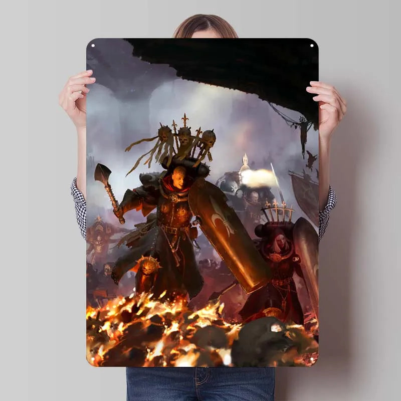 Warhammer Tin Display Posters
