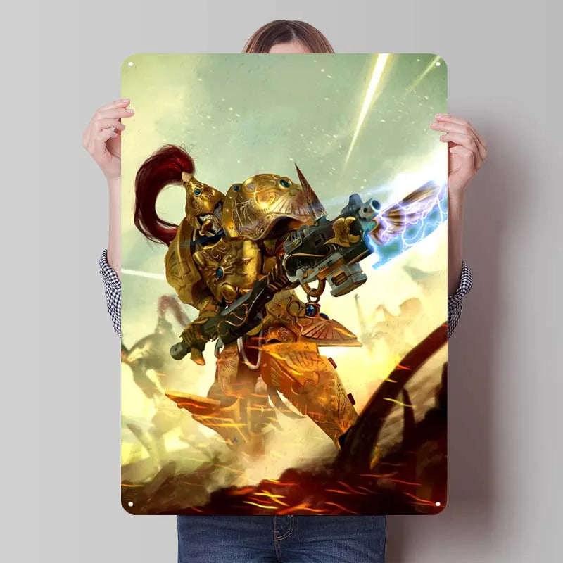 Warhammer Tin Display Posters