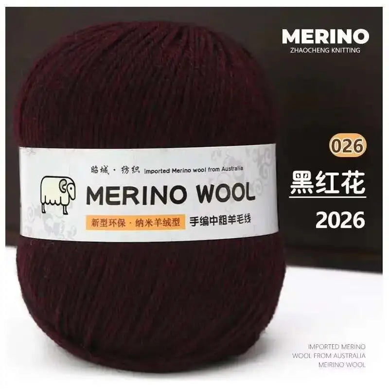 Yarn Thick Wool 100g Medium for Hand Knitting DIY Sweater Scarf Materials Yarn Ball