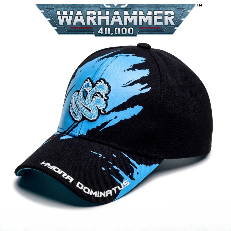 Warhammer 40000 Imperial Fists Blood Angel Ultramarines Anime Peripherals Creative Personality Cartoon Print Boys Versatile Cap