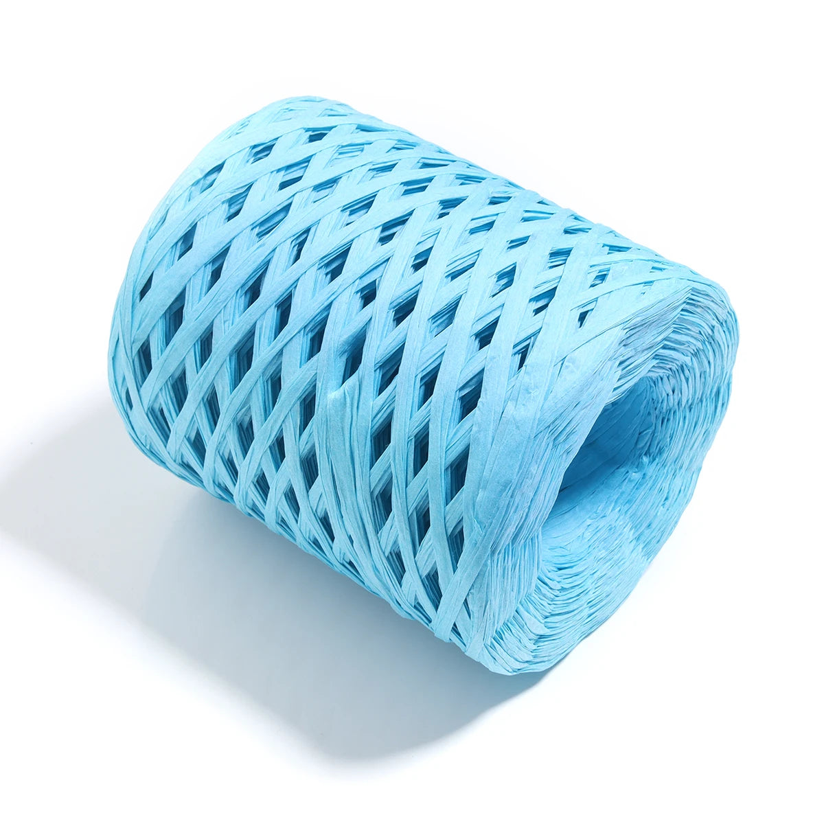 200m Natural Raffia Straw Yarn Thread Raffia Paper Ribbon Yarn Knitted Crocheting Rope For DIY Crafts Wrapping Decoration