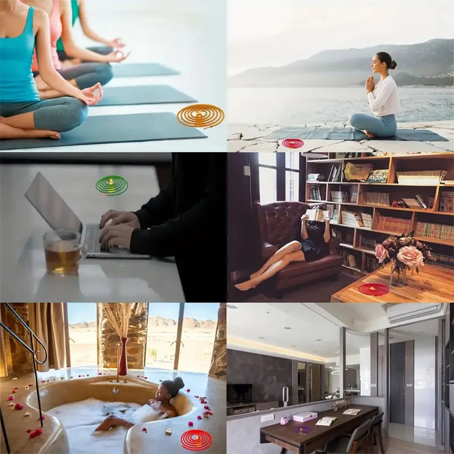 50pcs Mixed Fragrance Incense Sticks, Spiral Shape, Lemon, Rose, Jasmine, Lavender, Orange, 3-4 Hours Burn Time, Mild Fragrance,