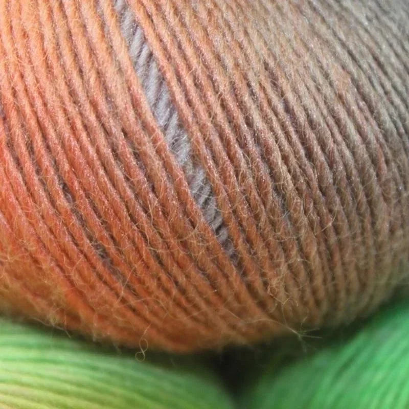 1 Rolls 50g/ball Rainbow Yarn Wool Crochet Yarn Fancy Lana Knitting Yarn Croche Laine Hand Knitting Colorful Soft Fine