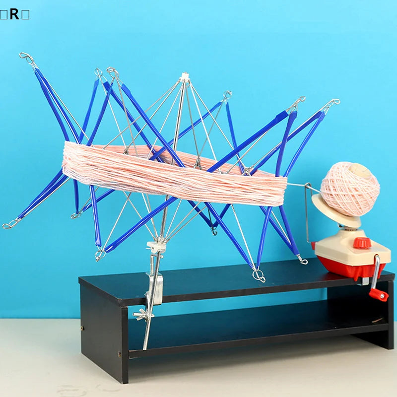 Yarn Thread Fiber String Wool Winder Holder Umbrella Knitting Operated Craft For Patchwork Sewing DIY Accessories Winter