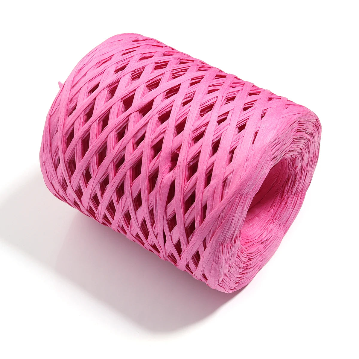 200m Natural Raffia Straw Yarn Thread Raffia Paper Ribbon Yarn Knitted Crocheting Rope For DIY Crafts Wrapping Decoration