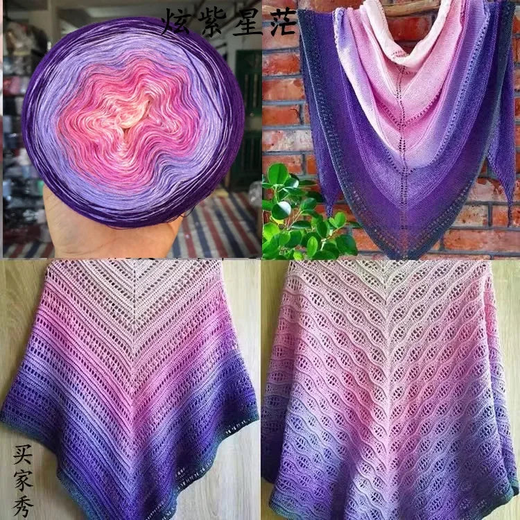 100% Merino Wool Pure Wool Yarn 250g Long Section Dyed Autumn Sweatershawl Diy Handmade Crochet Scarf Thread for Knitting