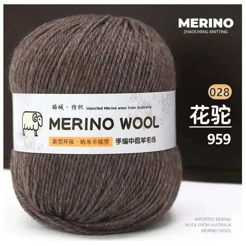 Yarn Thick Wool 100g Medium for Hand Knitting DIY Sweater Scarf Materials Yarn Ball