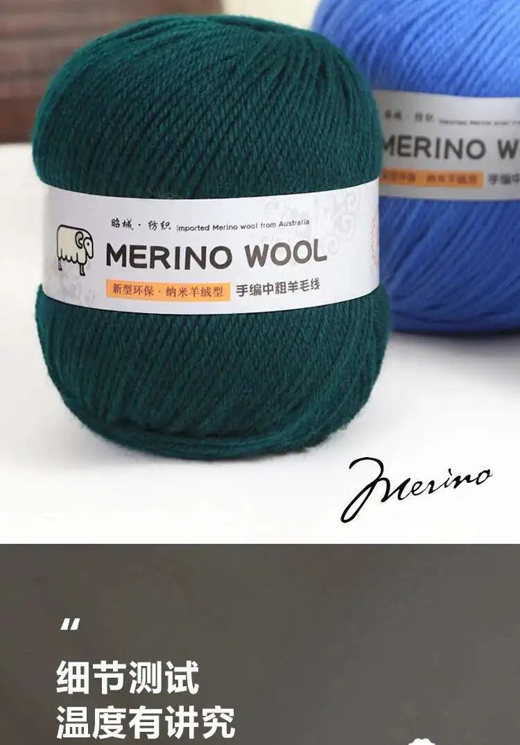 Yarn Thick Wool 100g Medium for Hand Knitting DIY Sweater Scarf Materials Yarn Ball