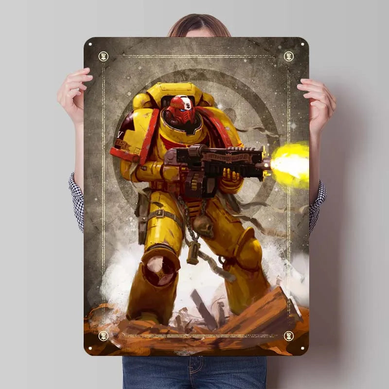 Warhammer Tin Display Posters