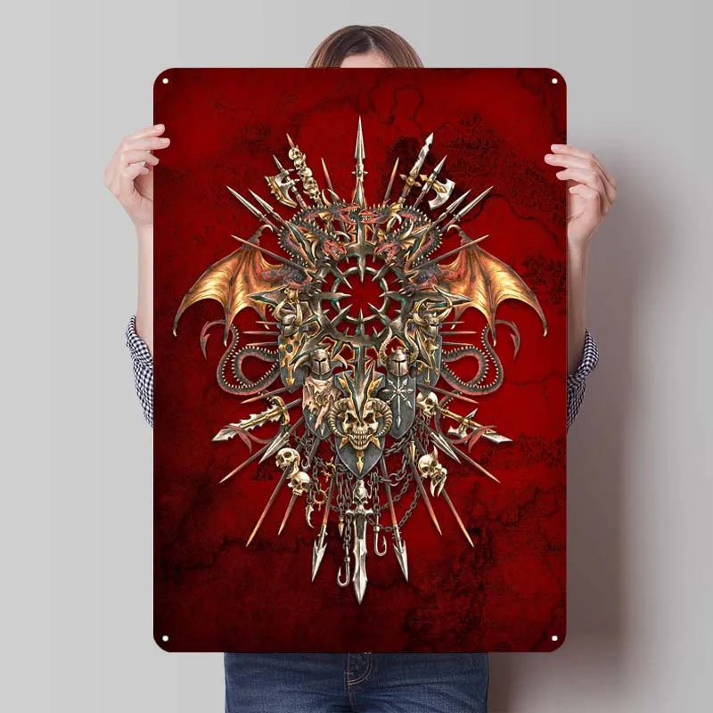 Warhammer Tin Display Posters