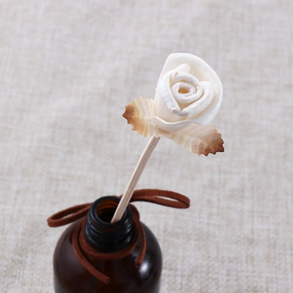 Air Freshener Aroma Oil Diffuser Bathroom  Artificial Flower Aromatherapy Rattan  Diffuser Aromatherapy Flower