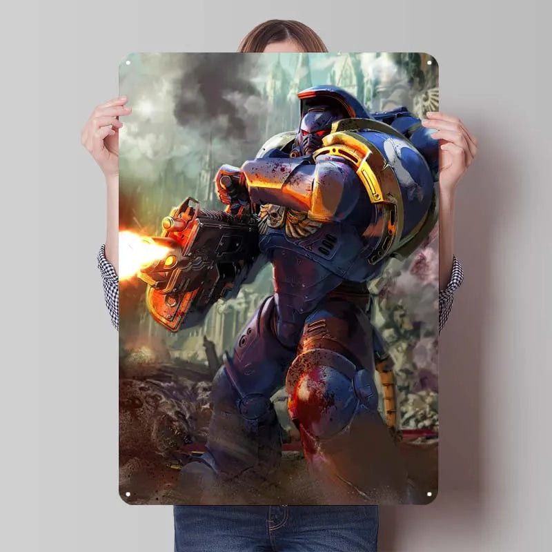 Warhammer Tin Display Posters