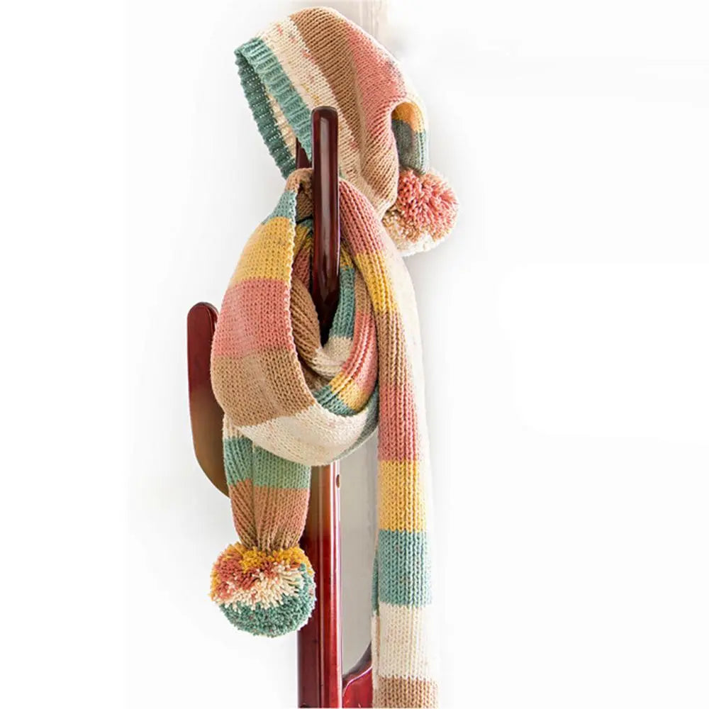 100grams Rainbow Color Hand-woven Cotton Yarn Soft Crochet Thick Yarn For Hand Knitting Warm Sweater Sofa Cushion Scarf DIY