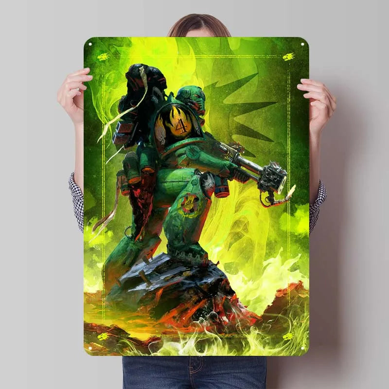Warhammer Tin Display Posters