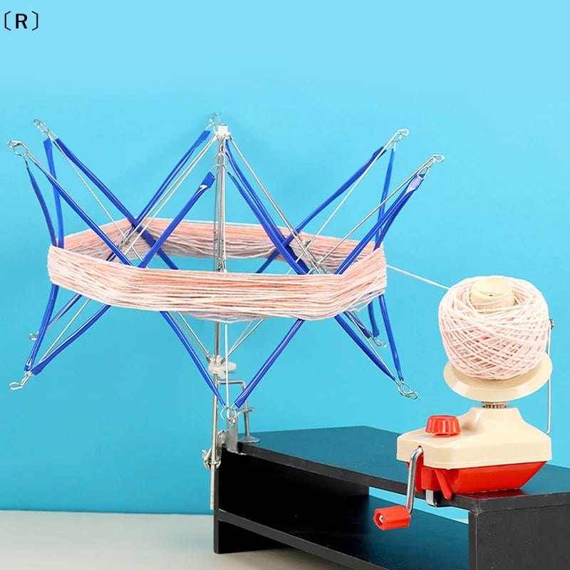 Yarn Thread Fiber String Wool Winder Holder Umbrella Knitting Operated Craft For Patchwork Sewing DIY Accessories Winter