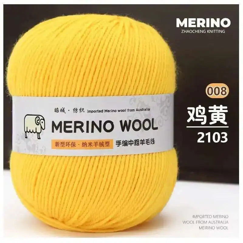 Yarn Thick Wool 100g Medium for Hand Knitting DIY Sweater Scarf Materials Yarn Ball