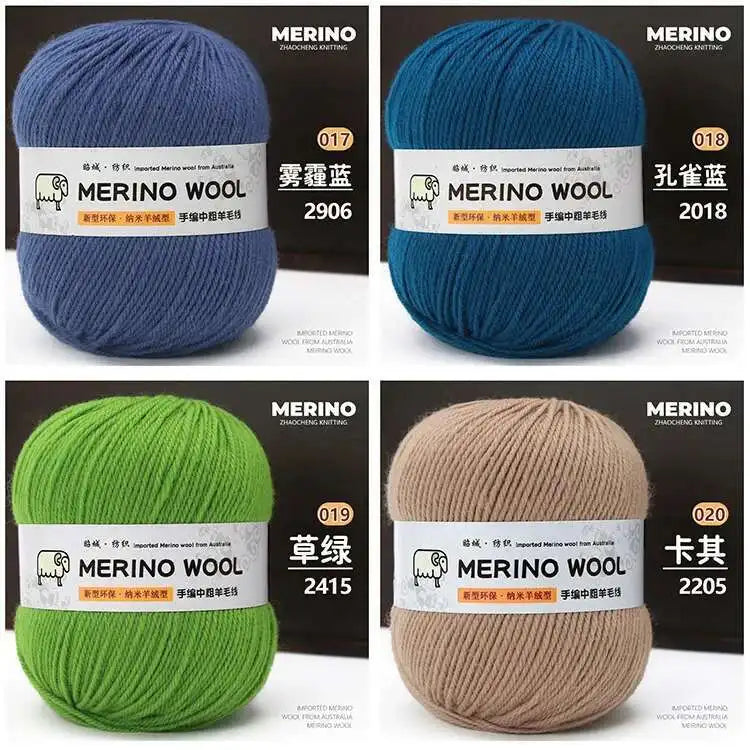 Yarn Thick Wool 100g Medium for Hand Knitting DIY Sweater Scarf Materials Yarn Ball