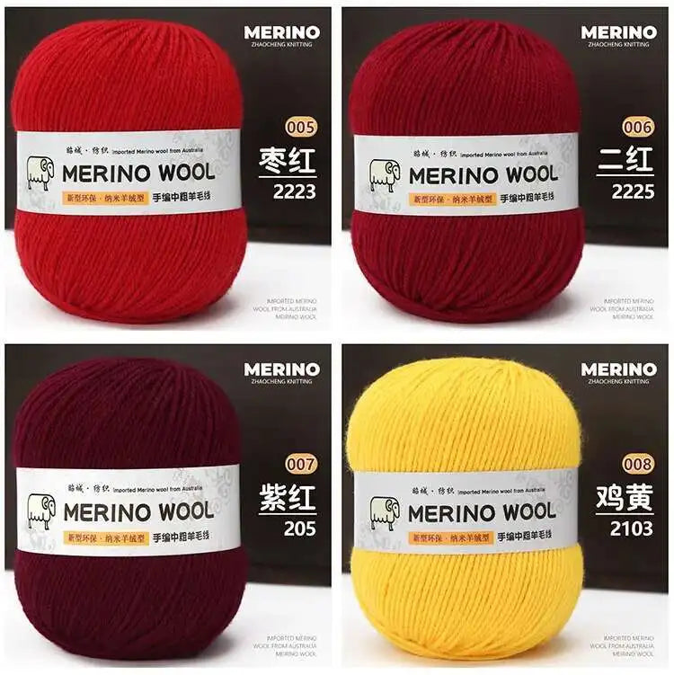 Yarn Thick Wool 100g Medium for Hand Knitting DIY Sweater Scarf Materials Yarn Ball