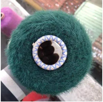 500g Imitation Mink Woolen Yarn Baby Thread Double-sided Woolen Thread DIY Hand-knitted Scarf Shawl Sweater Crochet Thread