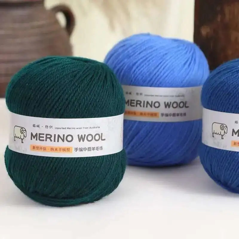 Yarn Thick Wool 100g Medium for Hand Knitting DIY Sweater Scarf Materials Yarn Ball