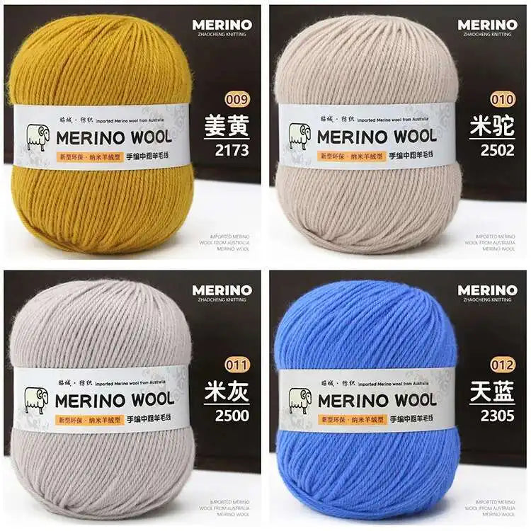 Yarn Thick Wool 100g Medium for Hand Knitting DIY Sweater Scarf Materials Yarn Ball