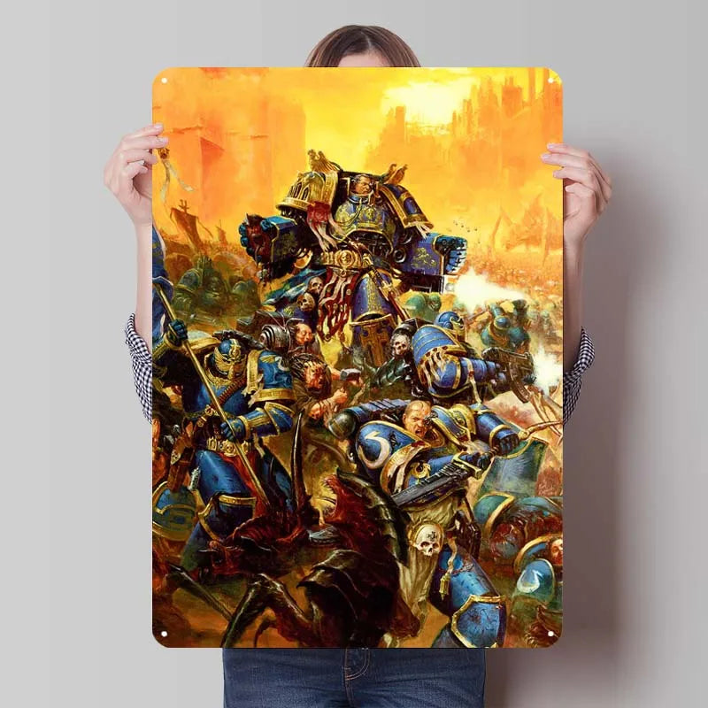 Warhammer Tin Display Posters