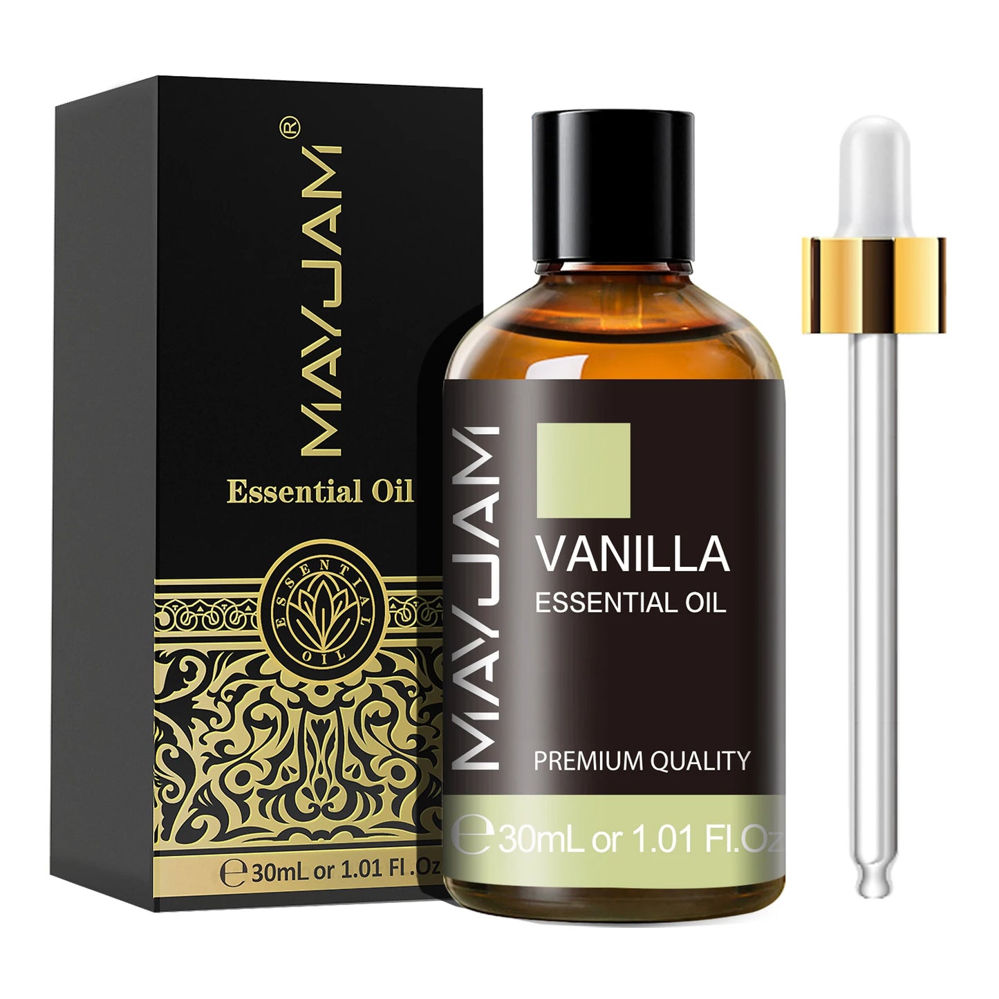 MAYJAM 1PCS 30ML Aromatherapy Essential Oil Lavender Vanilla Jasmine Eucalyptus Peppermint Aroma Oil for Diffuser Candle Soap