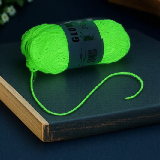 Novel Functional Yarn Glow in The Dark Luminous Yarn Hand Knitting DIY Wool for Carpet Sweater Hat Sewing Accessories