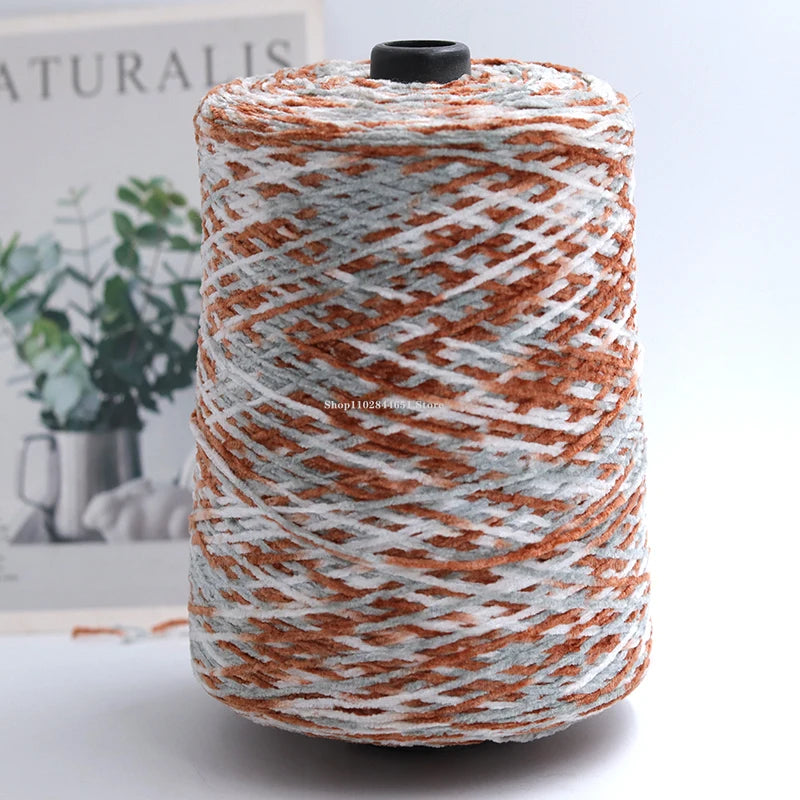 500g Chenille Wool Yarn Hand-knitting Supplies Wiring DIY Creative Hand-knitted Sweater/hat/scarf/bag Craft Hook Knitting Yarn