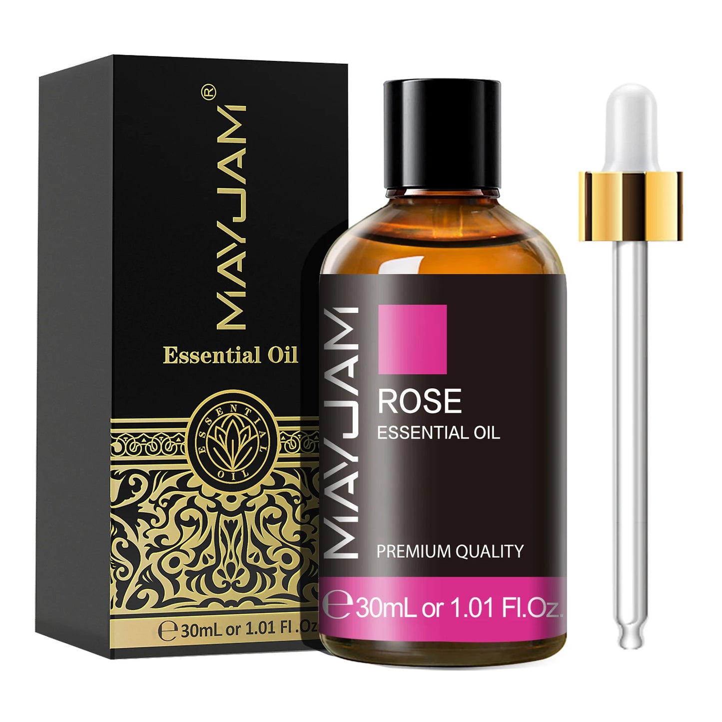 MAYJAM 1PCS 30ML Aromatherapy Essential Oil Lavender Vanilla Jasmine Eucalyptus Peppermint Aroma Oil for Diffuser Candle Soap