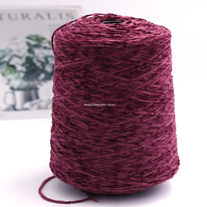 500g Chenille Wool Yarn Hand-knitting Supplies Wiring DIY Creative Hand-knitted Sweater/hat/scarf/bag Craft Hook Knitting Yarn
