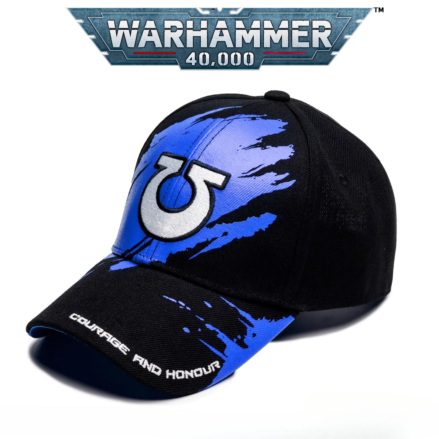 Warhammer 40000 Imperial Fists Blood Angel Ultramarines Anime Peripherals Creative Personality Cartoon Print Boys Versatile Cap