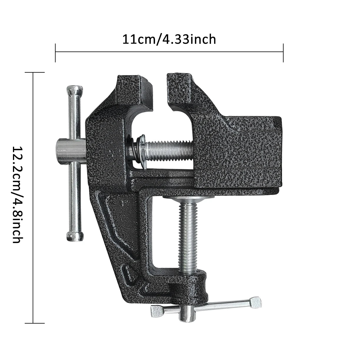1-piece bench vise, small bench vise, workbench precision flat-nose pliers, industrial-grade heavy-duty bench vise