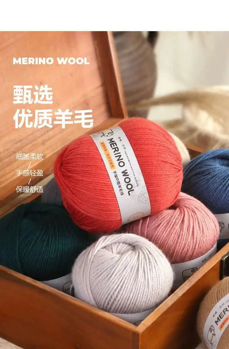 Yarn Thick Wool 100g Medium for Hand Knitting DIY Sweater Scarf Materials Yarn Ball