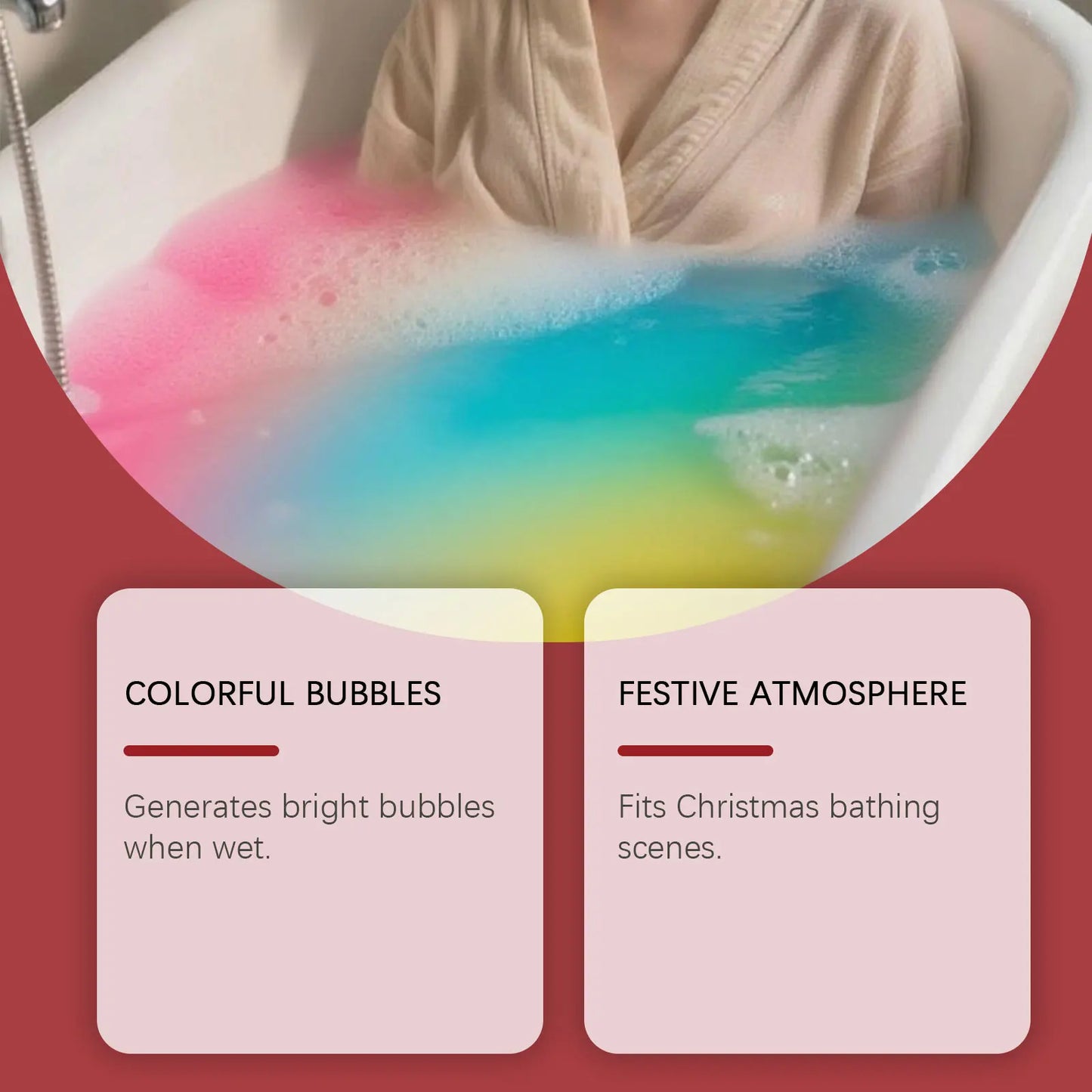 6/12/18pcs Bath Bombs for Kids With Surprise Bubble Bath Ball Anti Fatigue Relaxing Body Care Spa New Year Christmas Gift Set