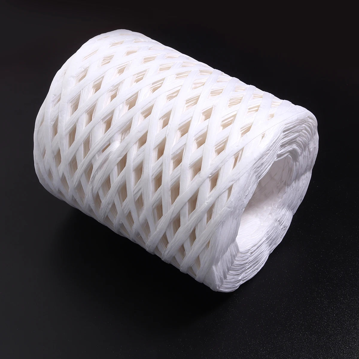 200m Natural Raffia Straw Yarn Thread Raffia Paper Ribbon Yarn Knitted Crocheting Rope For DIY Crafts Wrapping Decoration