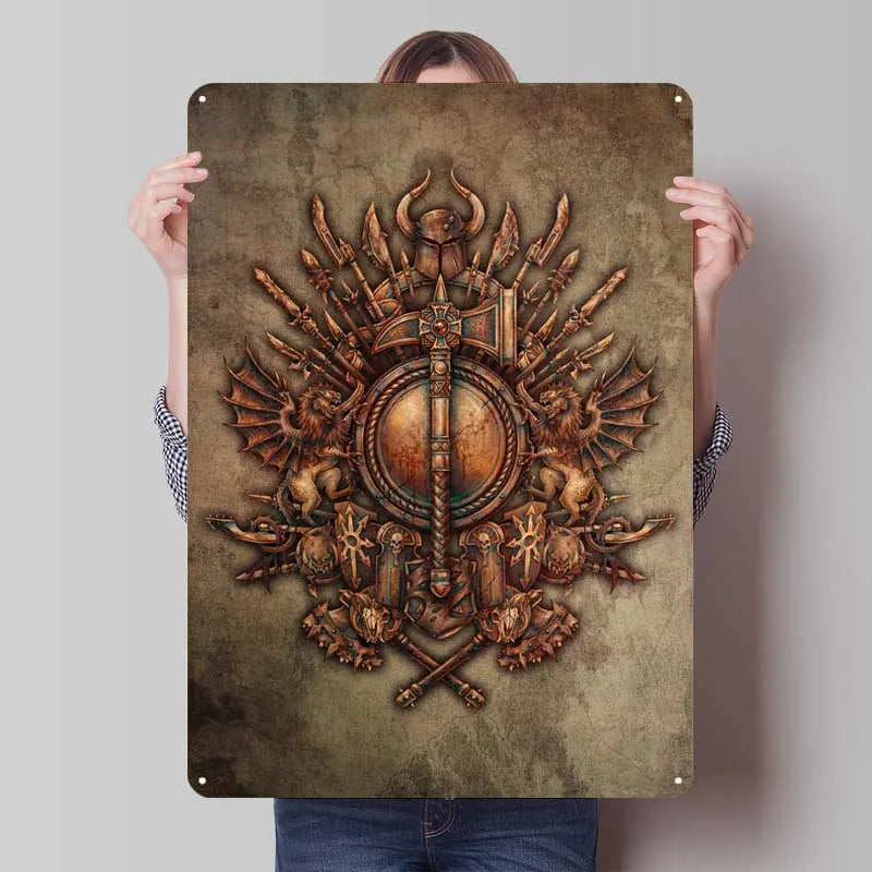 Warhammer Tin Display Posters