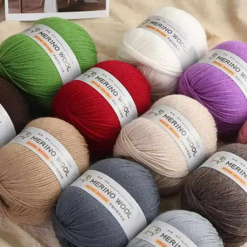 Yarn Thick Wool 100g Medium for Hand Knitting DIY Sweater Scarf Materials Yarn Ball