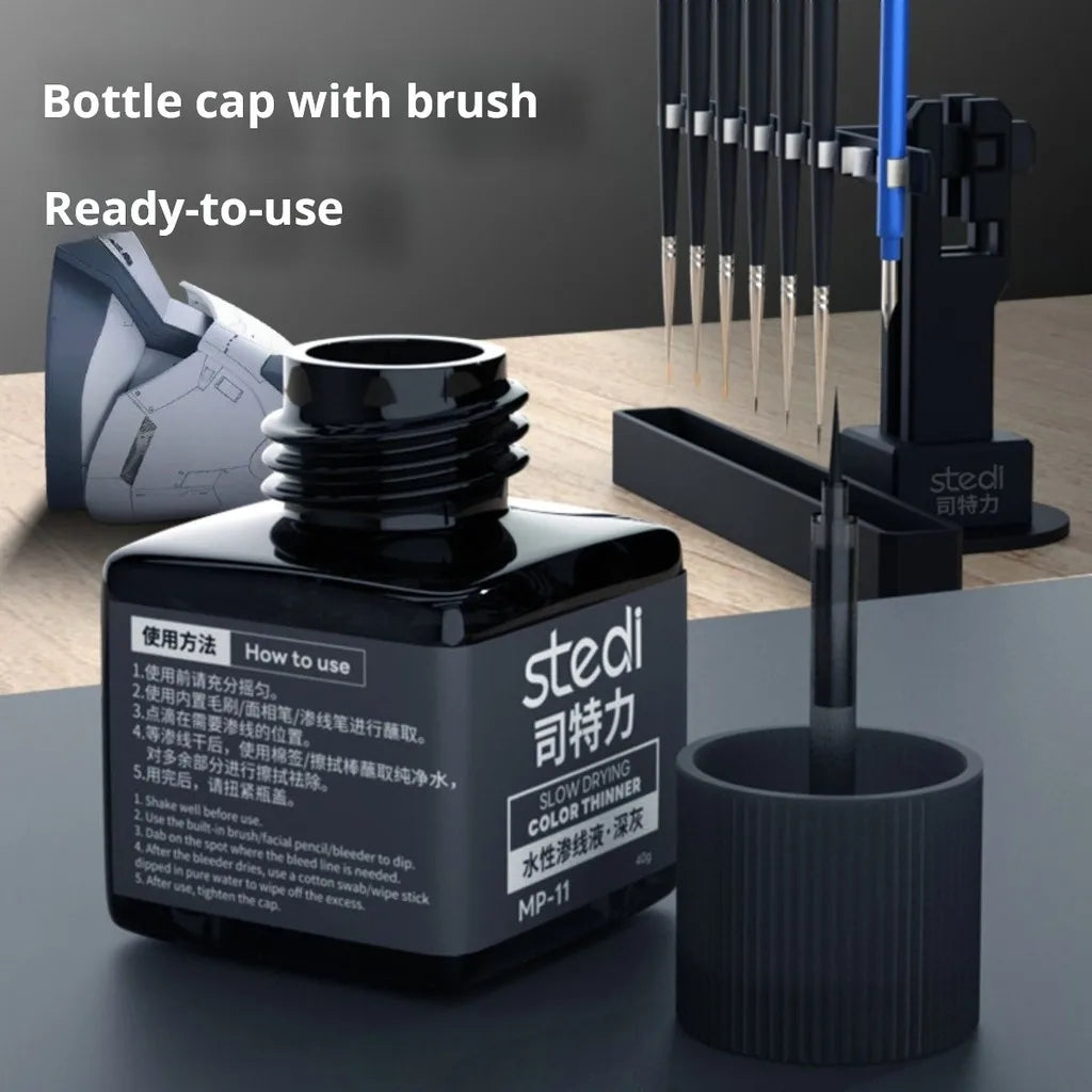 Stedi MP-10~MP-13 40g Water-Based Panel Line Paint Weathering Color for Gundam Military Plastic Model Painting Tools DIY Craft