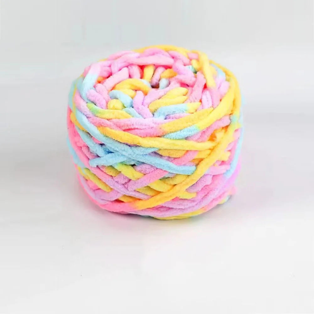 Colorful Knitting Yarn for Handmade Crochet Sweater Baby Hats Blanket Thread Soft Thick Ice Line Yarns DIY Woven Sewing Supplies