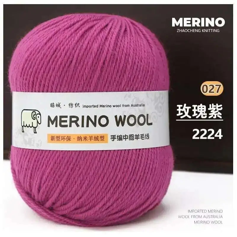 Yarn Thick Wool 100g Medium for Hand Knitting DIY Sweater Scarf Materials Yarn Ball
