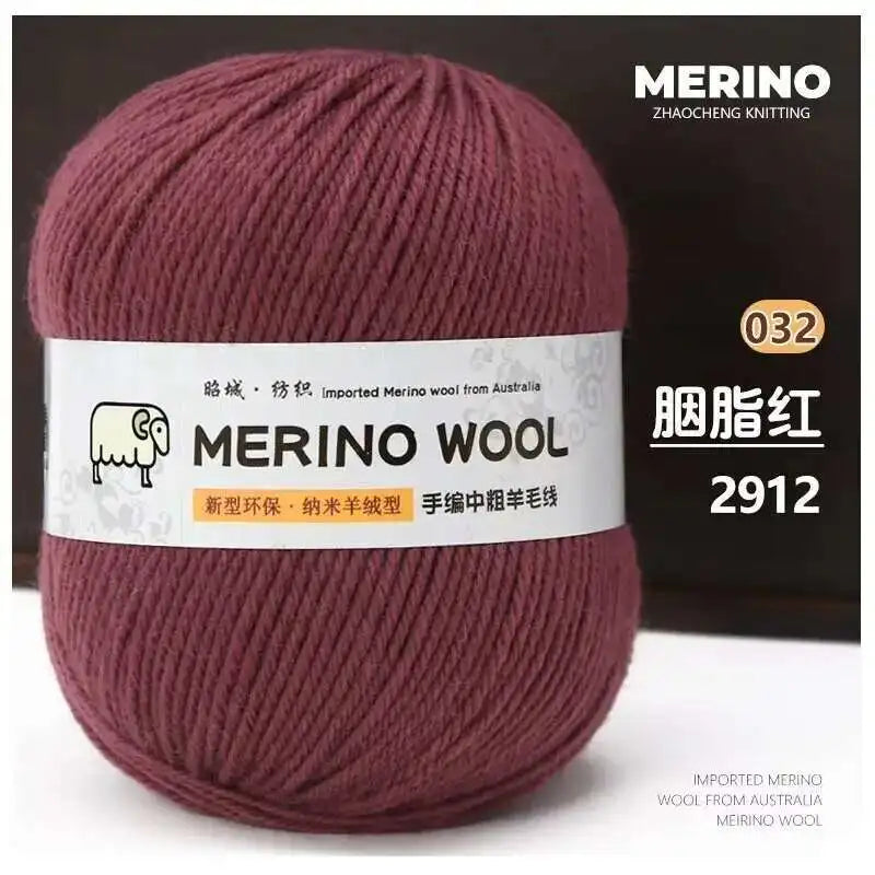 Yarn Thick Wool 100g Medium for Hand Knitting DIY Sweater Scarf Materials Yarn Ball